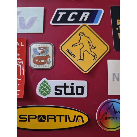 10x Ski Rock Climb Hike Outdoor Stickers Mixed Lot Outdoor Stio La Sportiva Ikon - Picture 3 of 5